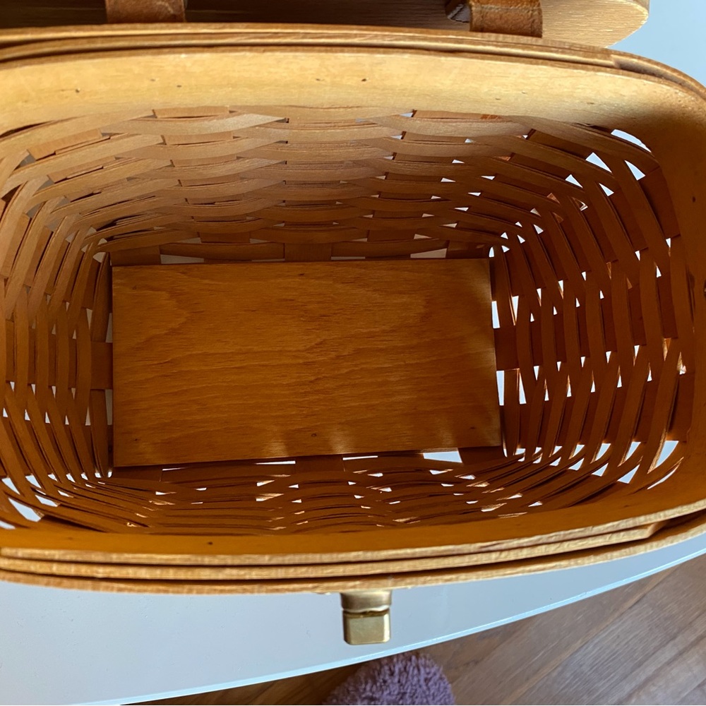 Vintage Longaberger Basket Shoulder Purse - Picture 3 of 10